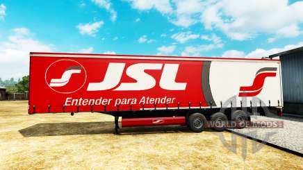 Скин Julio Simoes Logistic на полуприцеп для Euro Truck Simulator 2