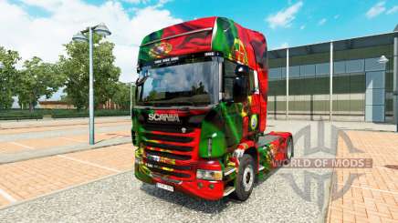 Скин Portugal Copa 2014 на тягач Scania для Euro Truck Simulator 2