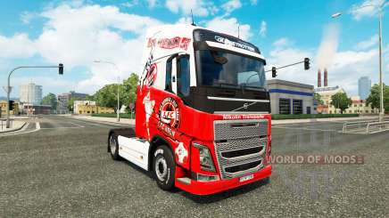 Скин 1. FC Koln на тягач Volvo для Euro Truck Simulator 2