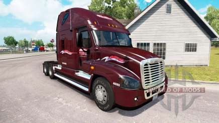 Скин Millis на тягач Freightliner Cascadia для American Truck Simulator