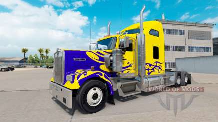 Скин Nevada Custom на тягач Kenworth W900 для American Truck Simulator