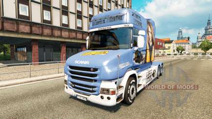 Скин Lisa Convoy на тягач Scania T для Euro Truck Simulator 2