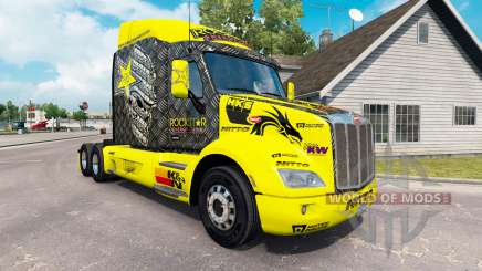 Скин Rockstar Energy на тягач Peterbilt для American Truck Simulator