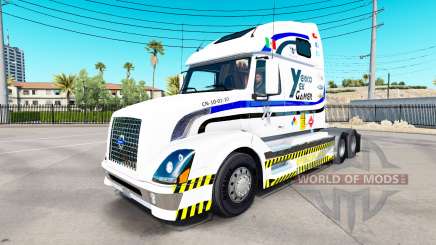 Скин Yekko Yekk Gamer на тягач Volvo VNL 670 для American Truck Simulator