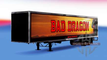 Цельнометаллический полуприцеп Bad Dragon для American Truck Simulator