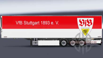 Полуприцеп Chereau VfB Stuttgart для Euro Truck Simulator 2