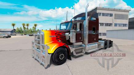 Скин HotRod на тягач Kenworth W900 для American Truck Simulator