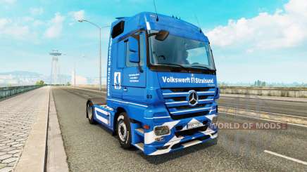 Скин Volkswerft Stralsund на тягач Mercedes-Benz для Euro Truck Simulator 2