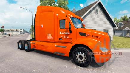 Скин Bourassa на тягач Peterbilt для American Truck Simulator