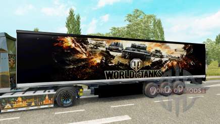 Скин World of Tanks на полуприцеп для Euro Truck Simulator 2