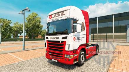 Скин JSL на тягач Scania для Euro Truck Simulator 2