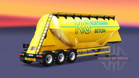 Скин Kortmann Beton на полуприцеп-цистерну для Euro Truck Simulator 2