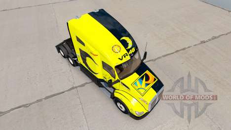 Скин Valentino Rossi на тягач Kenworth для American Truck Simulator