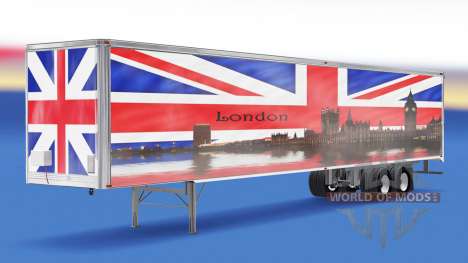 Скин London v1.2 на полуприцеп для American Truck Simulator