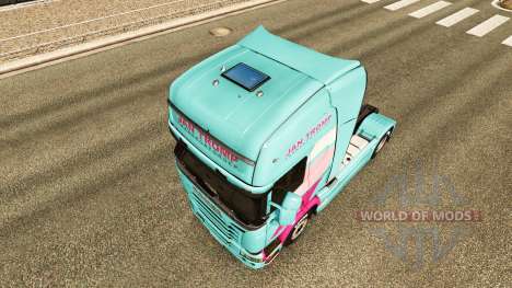 Скин Jan Tromp на тягач Scania для Euro Truck Simulator 2