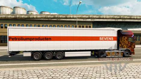 Скин Sevens на полуприцепы для Euro Truck Simulator 2