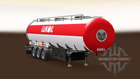 Скин Lukoil на топливный полуприцеп для Euro Truck Simulator 2
