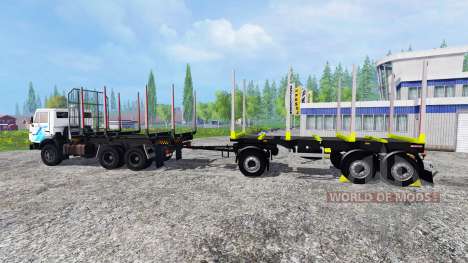КамАЗ-53212 [лесовоз] для Farming Simulator 2015