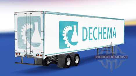 Скин Dechema на полуприцеп для American Truck Simulator