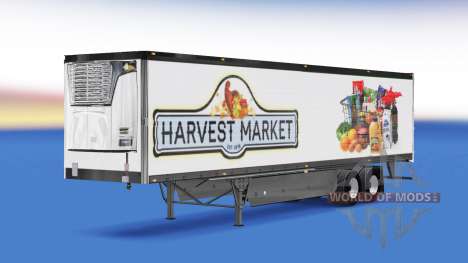 Скин Harvest Market на полуприцеп для American Truck Simulator