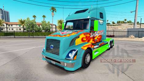 Скин Skoal Bandit на тягач Volvo VNL 670 для American Truck Simulator
