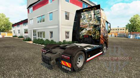 Скин Husaria на тягач Volvo для Euro Truck Simulator 2