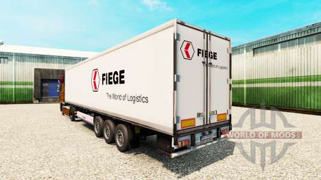 Скин Fiege Logistik на полуприцеп-рефрижератор для Euro Truck Simulator 2