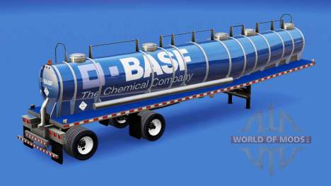 Скин BASF на химическую цистерну для American Truck Simulator