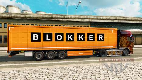 Скин Blokker на полуприцепы для Euro Truck Simulator 2