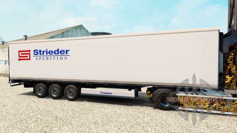 Скин Strieder на полуприцеп-рефрижератор для Euro Truck Simulator 2