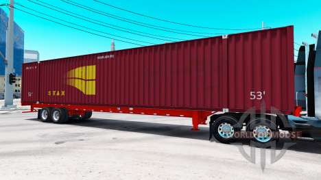 Полуприцеп контейнеровоз STAX для American Truck Simulator