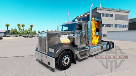 Скин Mad Max на тягач Kenworth W900 для American Truck Simulator