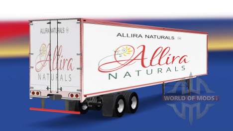 Скин Allira на полуприцеп для American Truck Simulator