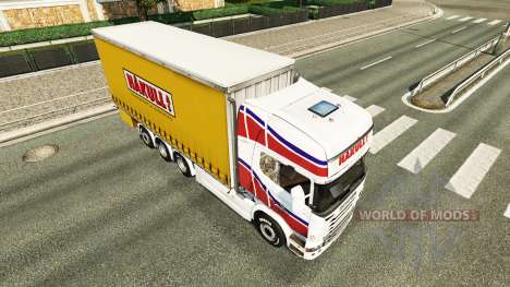 Скин Hakull на тягач Scania Tandem для Euro Truck Simulator 2
