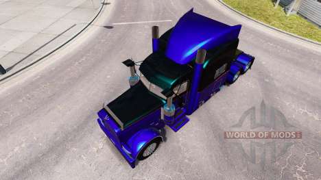 Скин Metallic 3 на тягач Peterbilt 389 для American Truck Simulator