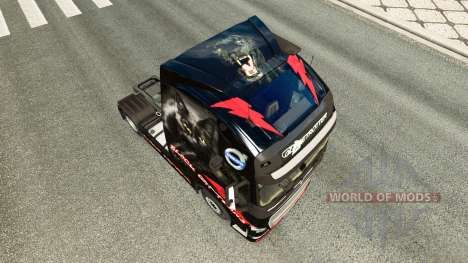 Скин Black Cat Trans на тягач Volvo для Euro Truck Simulator 2