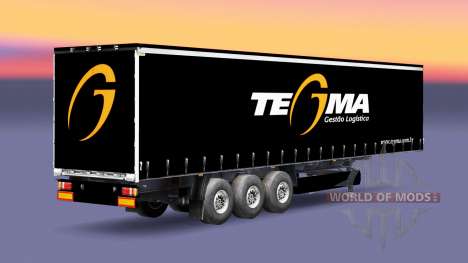 Скин Tegma Logistic на полуприцепы для Euro Truck Simulator 2