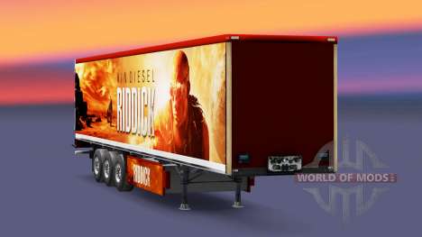 Скин Riddick на полуприцепы для Euro Truck Simulator 2