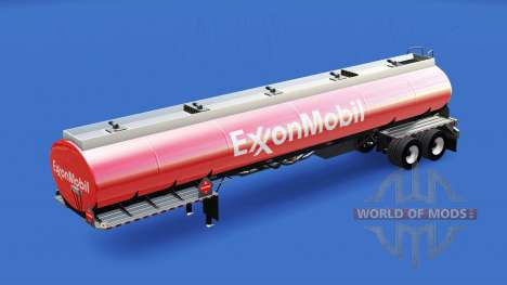Скин ExxonMobil на топливную цистерну для American Truck Simulator