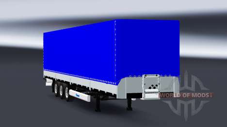 Бортовой полуприцеп Krone SDP27 для Euro Truck Simulator 2