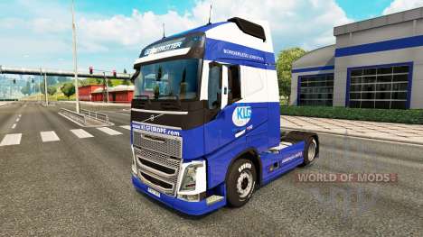 Скин KLG на тягач Volvo для Euro Truck Simulator 2