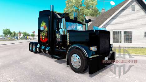 Скин Maximum Overdrive на тягач Peterbilt 389 для American Truck Simulator
