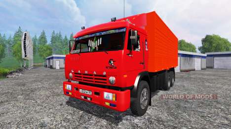 КамАЗ-53212 [красный] для Farming Simulator 2015