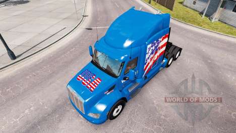 Скин Walmart USA на тягач Peterbilt для American Truck Simulator