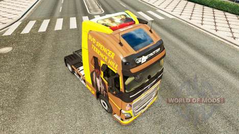 Скин Spencer Hill на тягач Volvo для Euro Truck Simulator 2