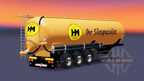 Полуприцеп-цистерна HM Spedition & Logistik для Euro Truck Simulator 2