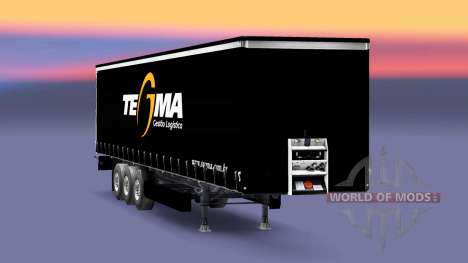 Скин Tegma Logistic на полуприцепы для Euro Truck Simulator 2