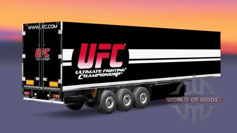 Скин UFC на полуприцепы для Euro Truck Simulator 2