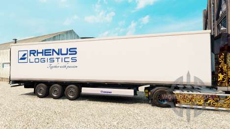 Скин Rhenus Logistics на полуприцеп-рефрижератор для Euro Truck Simulator 2