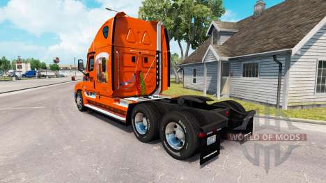 Скин SCHNEIDER на тягач Freightliner Cascadia для American Truck Simulator